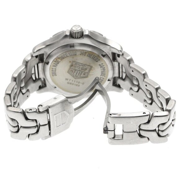 TAG HEUER Link WT1110-0 Date black Dial Quartz Men's Watch - Picture 10 of 11